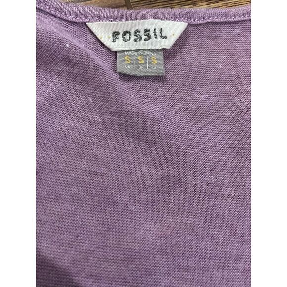 SEQUIN Fossil gold purple silver all-over sequin tank Small y2k vintage retro f… - Picture 3 of 7
